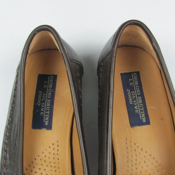 Giorgio Brutini Dark Brown Loafers Shoes 11 D main image 4